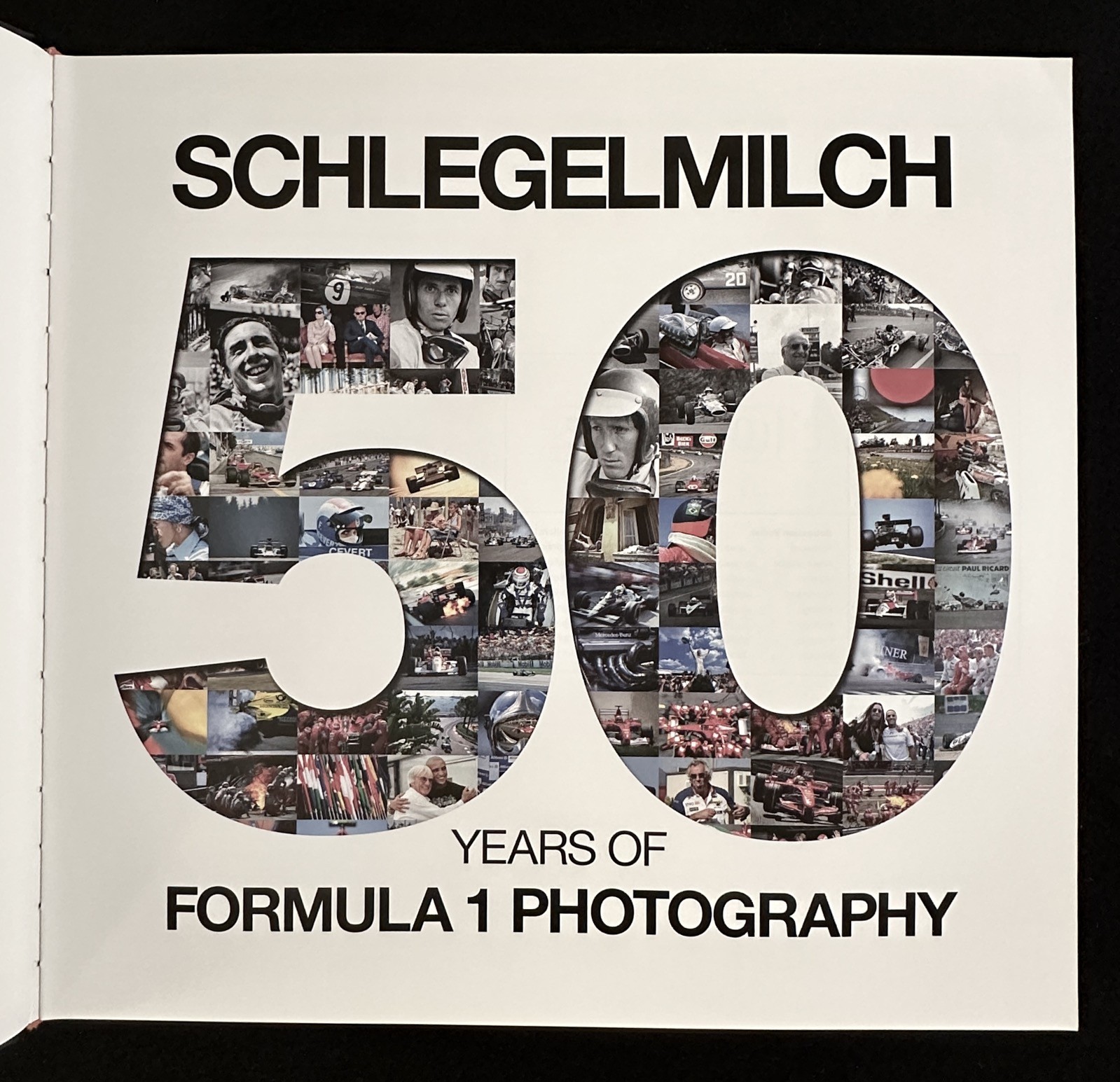 50 Years of Formula 1 Photography Book Rainer Schlegelmilch No DJ
