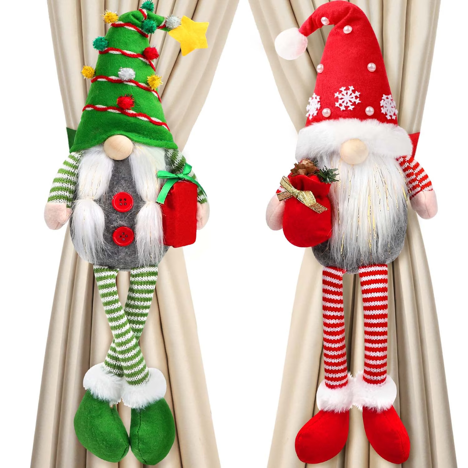 Ayieyill 2Pcs Christmas Elf Plush Dolls, 19\