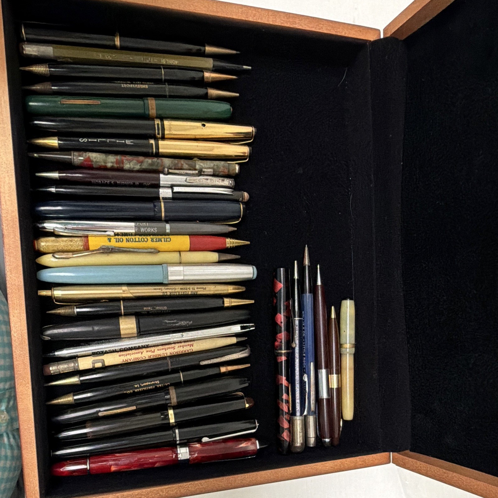 Huge Vintage Pen Lot (32 Pc) - Fountain Pens, Mechanical Pencils, Advertising,