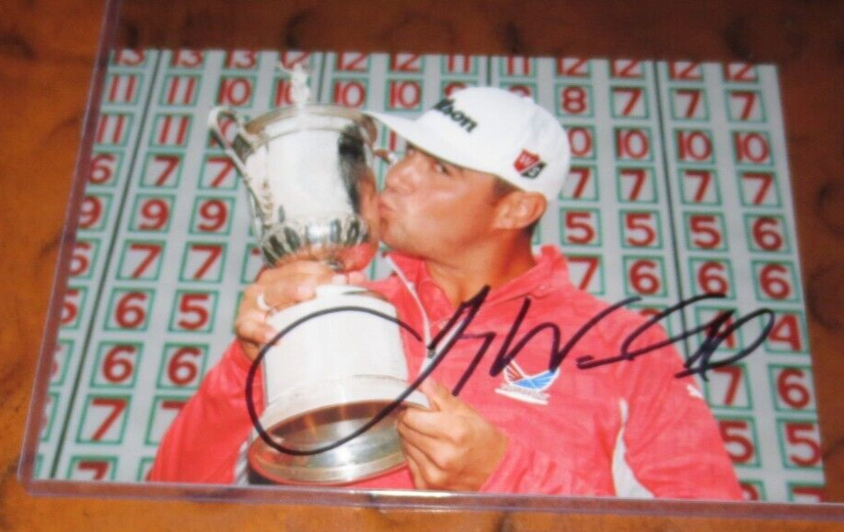 Gary Woodland signed autographed photo PGA Pro Golfer 2019 US Open Champion