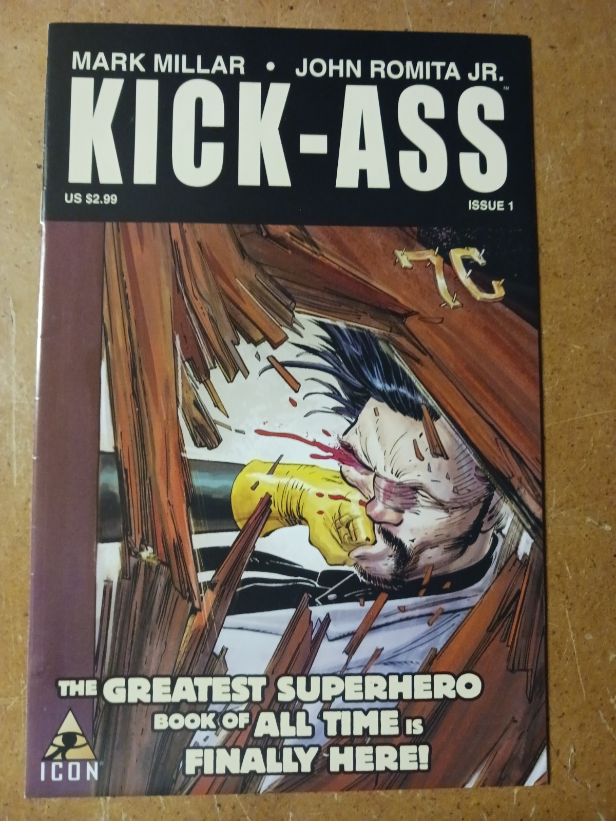 Kick-Ass #1  Marvel/Icon Comics 2008 Mark Millar John Romita Jr UNREAD COPY