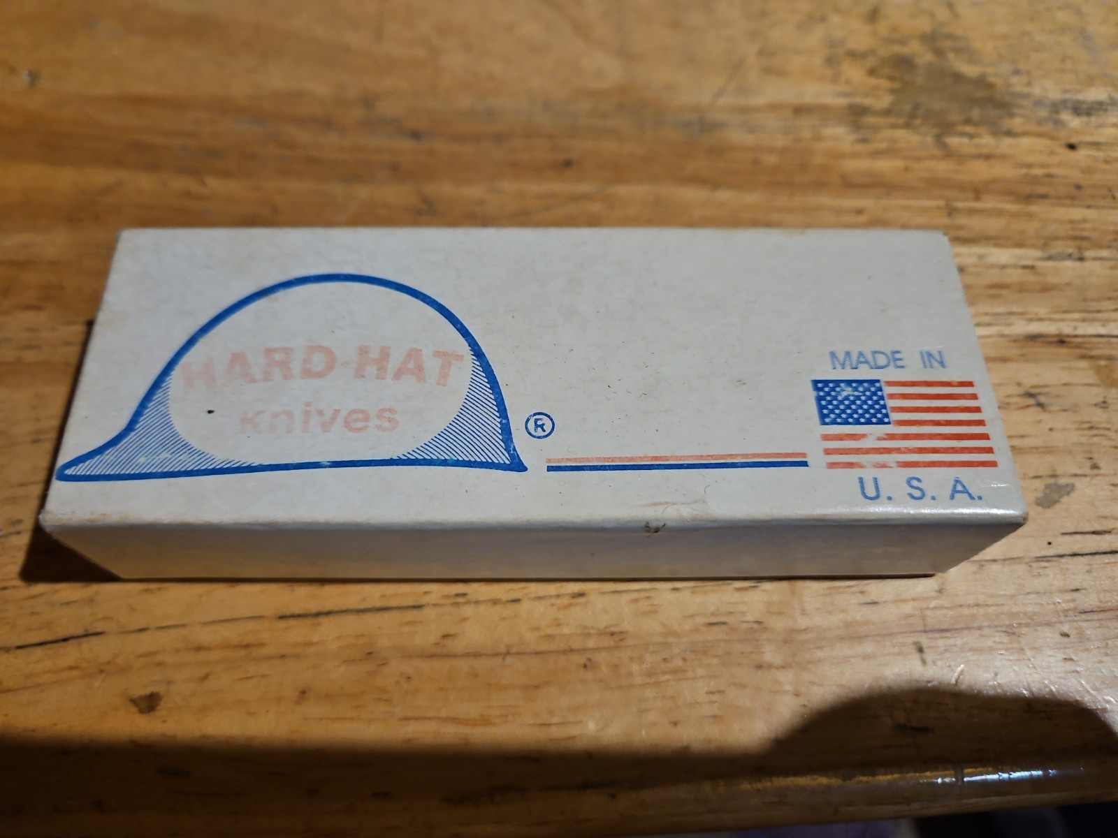 Vintage HARD HAT KNIFE, Milwaukee Local 8, Ironworkers 100 Yrs, W/Box