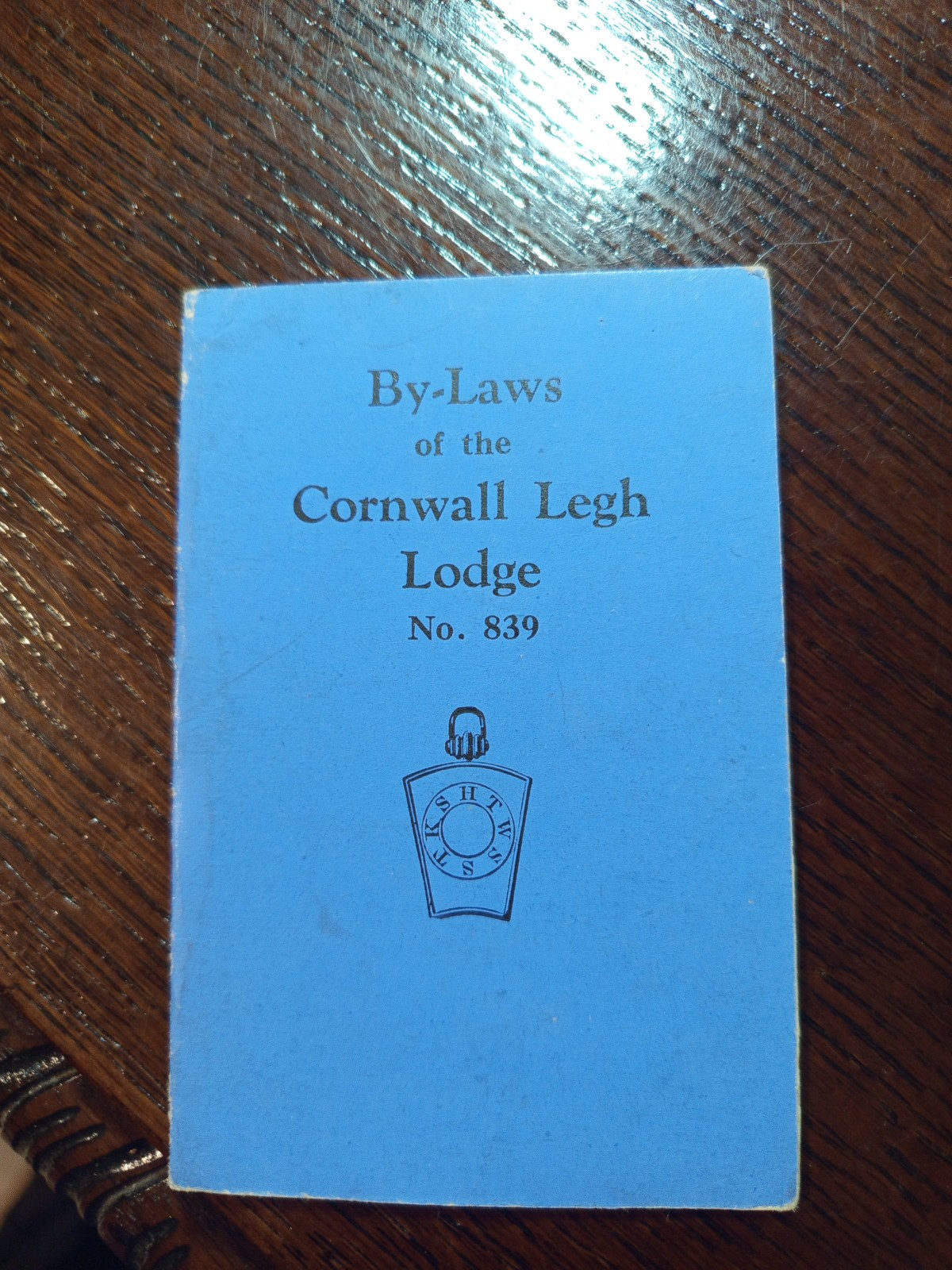 By-Laws of the Cornwall Legh Lodge No. 839 Mark Master Freemasonry masonic/759