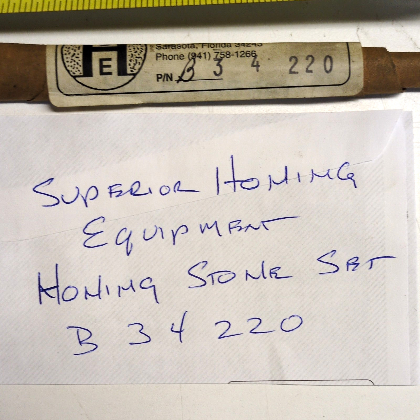Superior Honing Equipment, Inc. Advertising Ballpoint Pen, Blue Ink P/N B 34 220