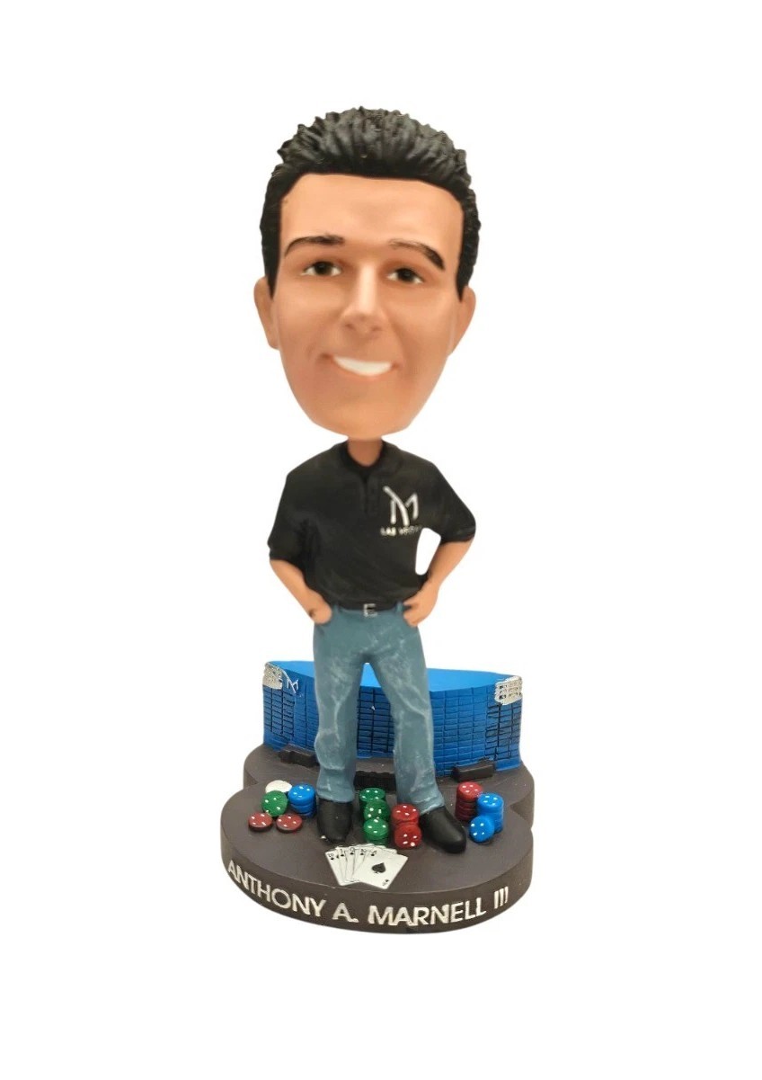 rare ANTHONY A. MARNELL III BOBBLEHEAD M. CASINO & RESORT LAS VEGAS 