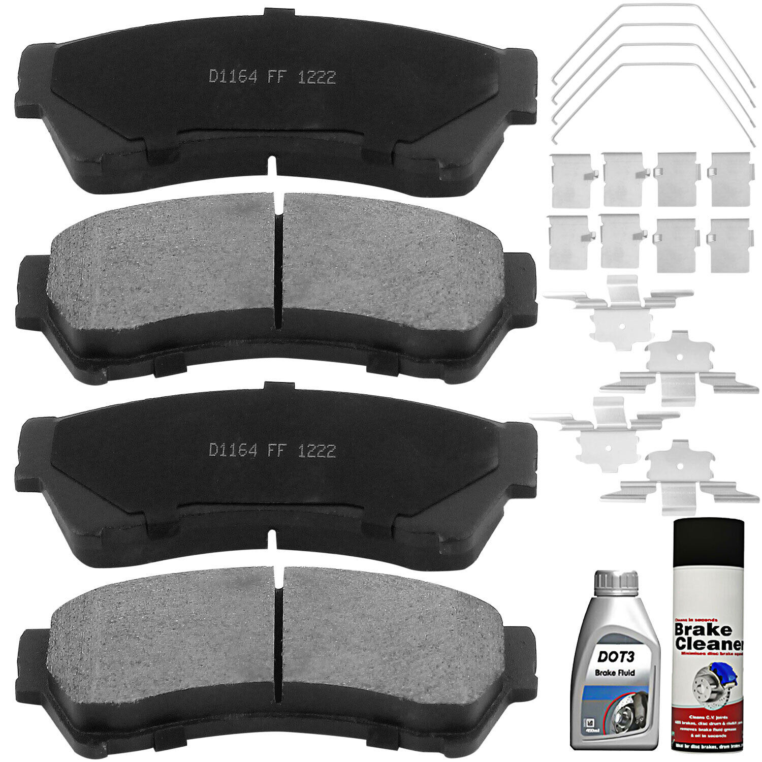 Ceramic Brake Pads Front For Ford Fusion Lincoln Zephyr MKZ Mazda 6 IN D28