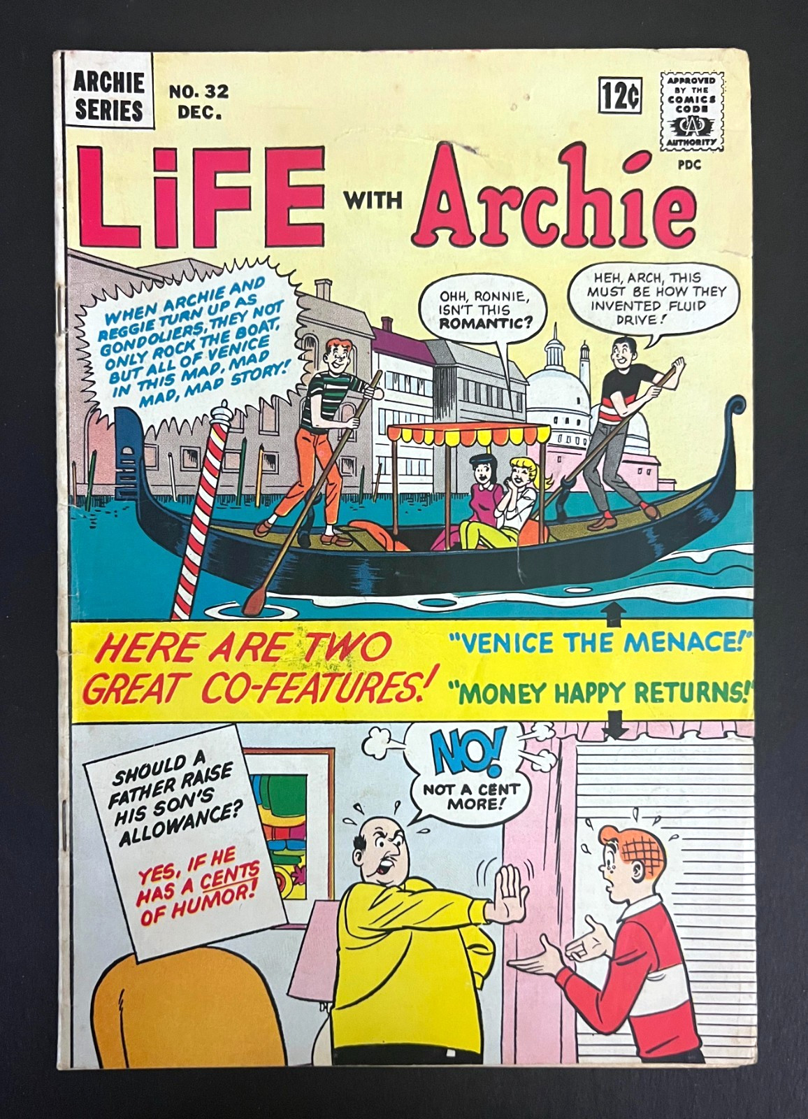 LIFE WITH ARCHIE #32 1964 Venice Italy Mystery BETTY & VERONICA Archie Comics