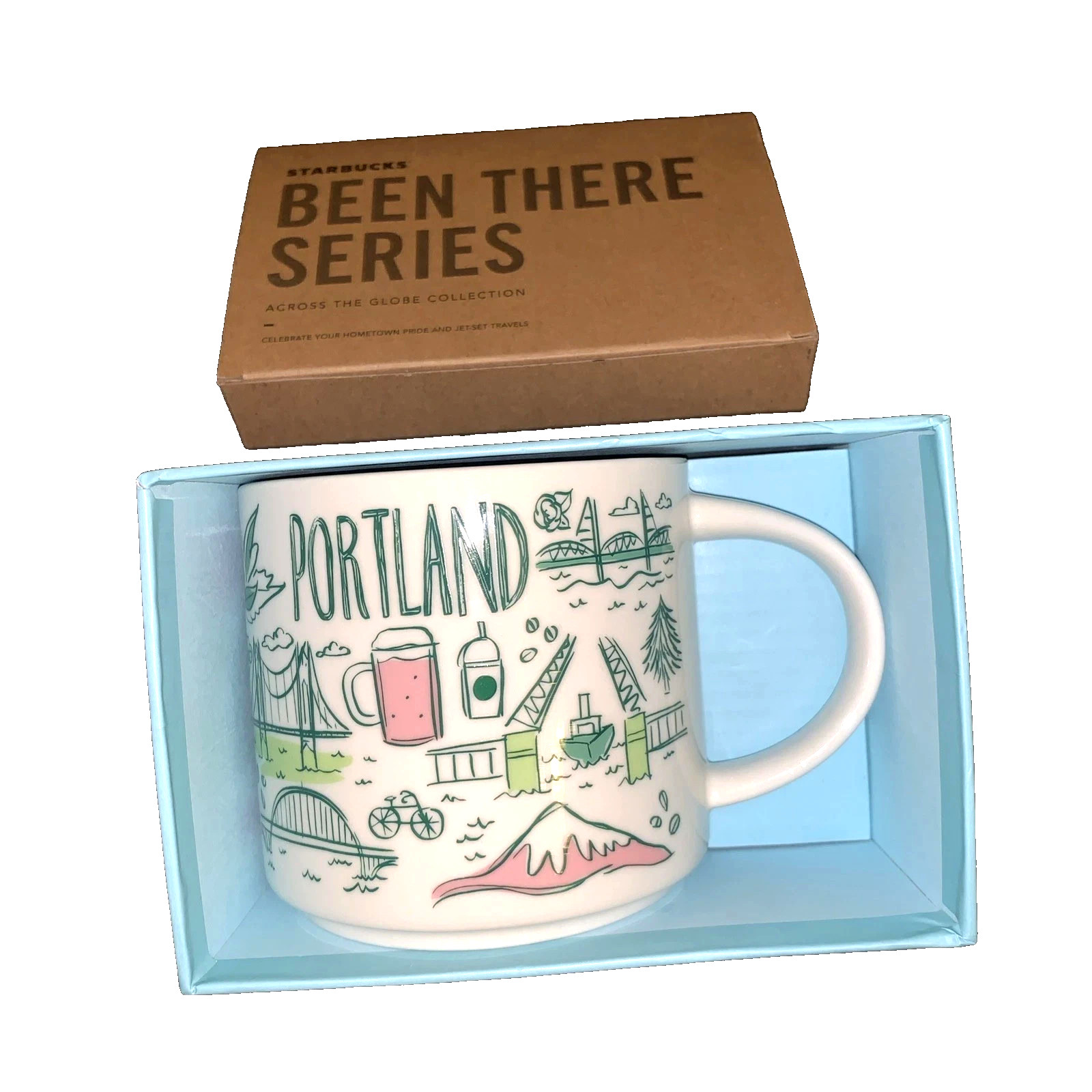 New 2017 STARBUCKS Portland Oregon BEEN THERE SERIES Across The Globe Collection