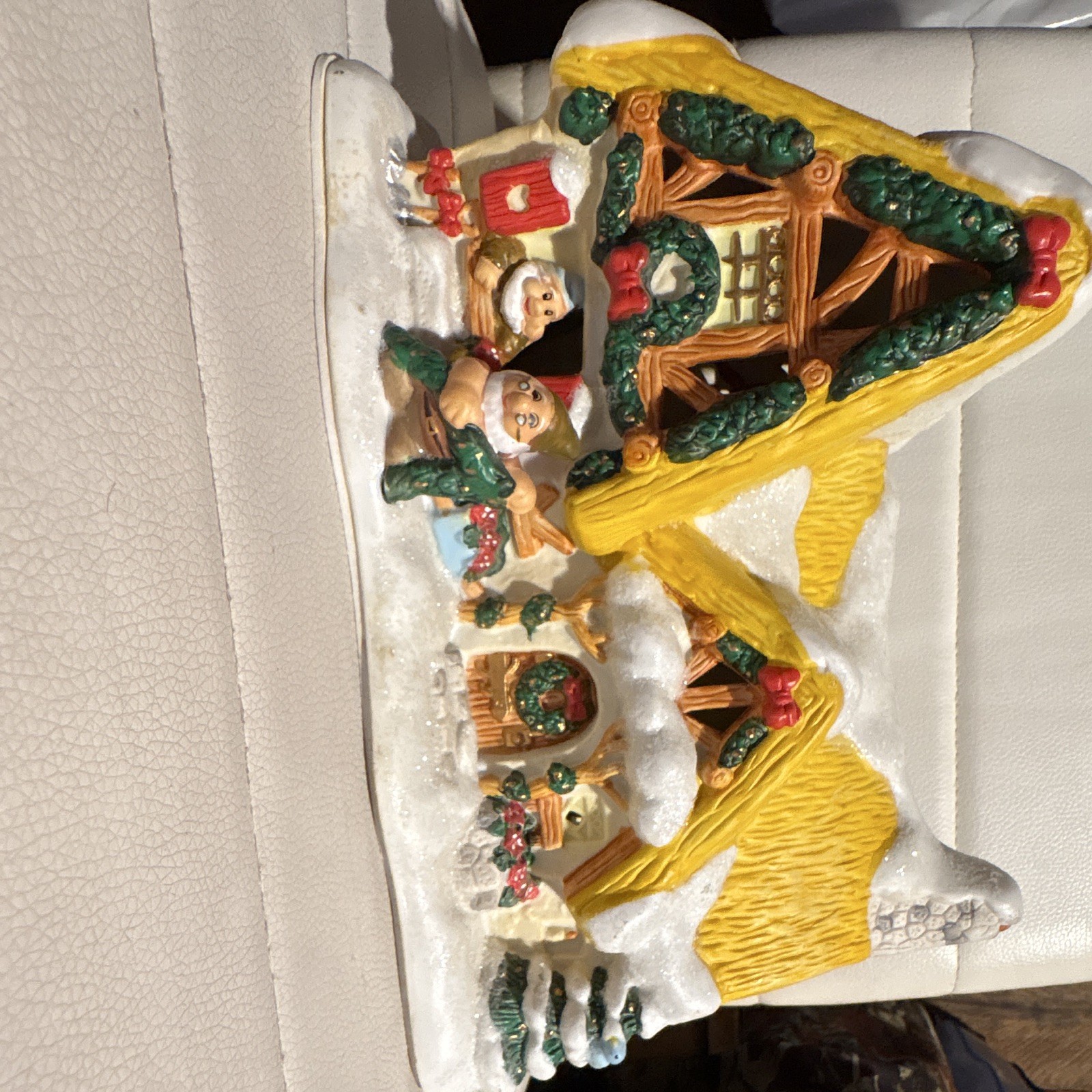 Disney Snow White Christmas Village Cottage Replacement House AS-IS No Light