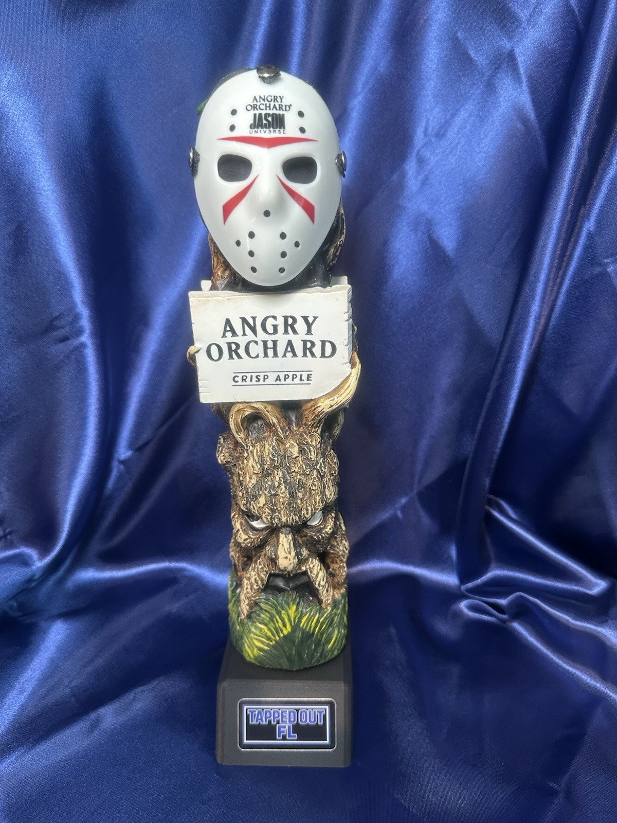 Rare 11” Angry Orchard Crisp Apple Cider Beer Tap Handle w/Jason Voorhees