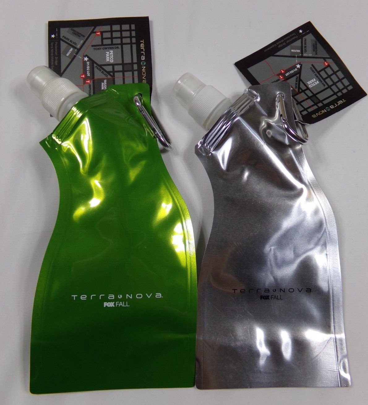 2 New Terra Nova TV series 2011 San Diego Comic-Con SDCC Fox Promo Water Bottles