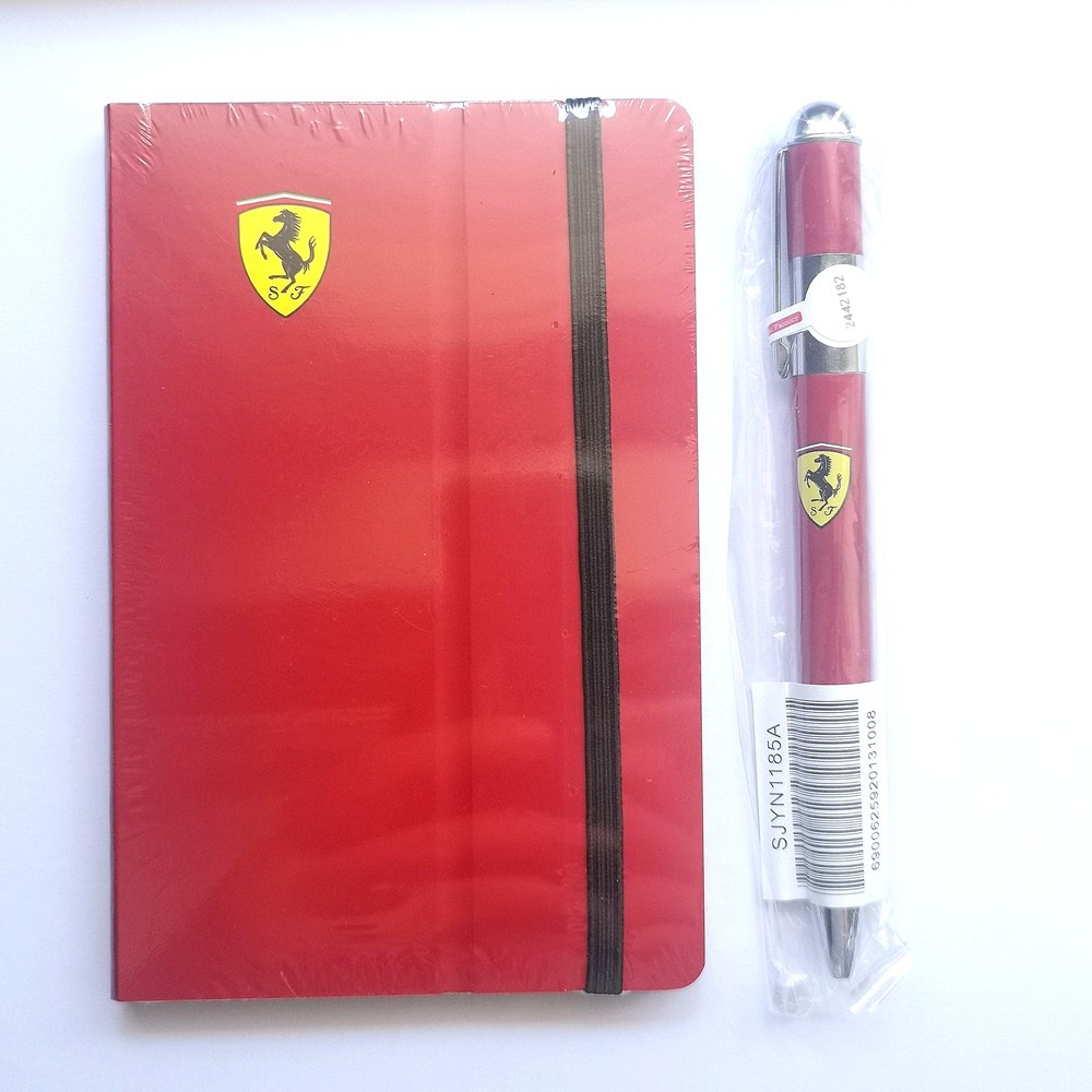 Genuine  Ferrari A6 Notebook and Pen Genuine Official