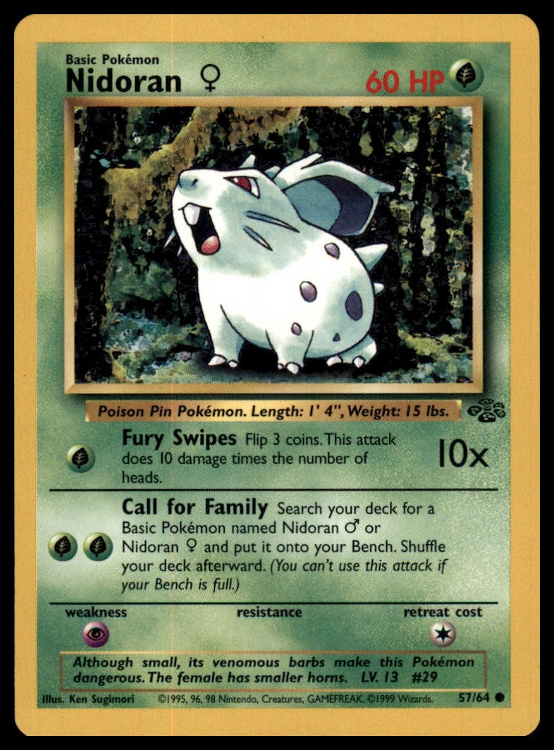 Jungle #57/64 Nidoran F