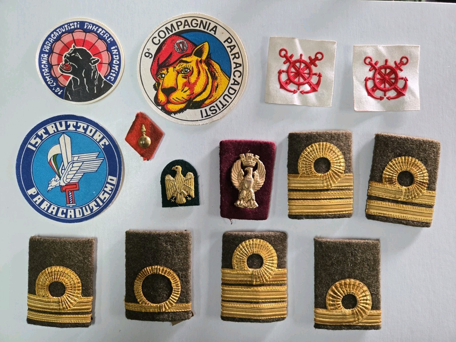 Genuine Italian Army Navy Airborne Tactical Patch Lot 