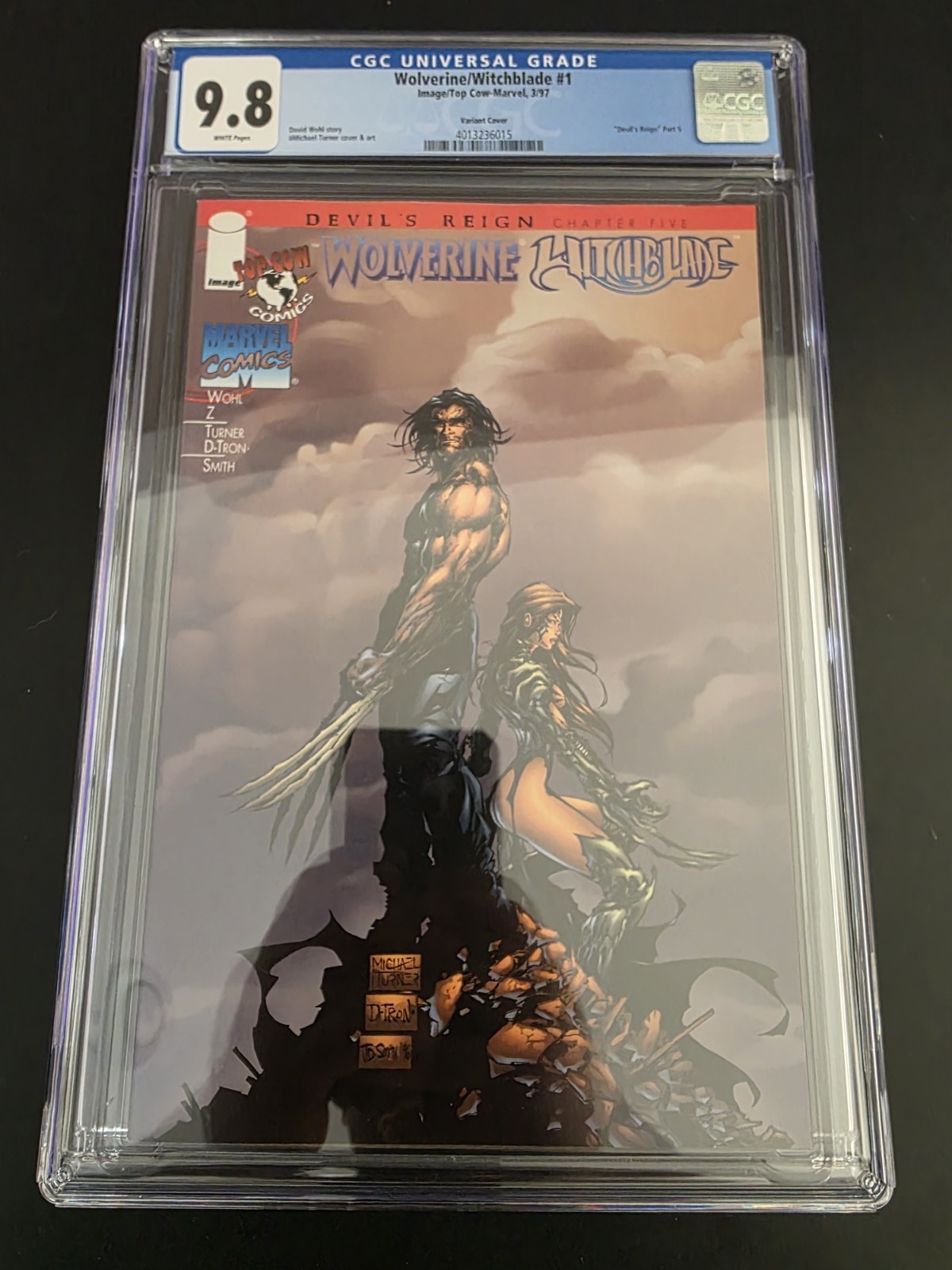 Wolverine/Witchblade #1 Variant A 03/97 CGC 9.8