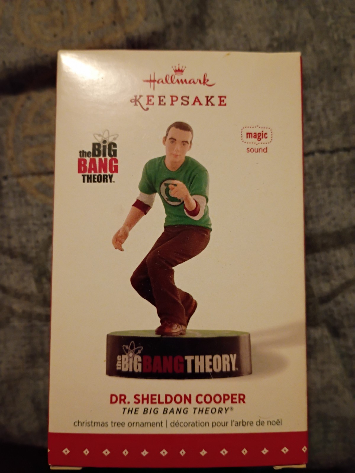 2015Hallmark Ornament  Dr. Sheldon Cooper, NIB