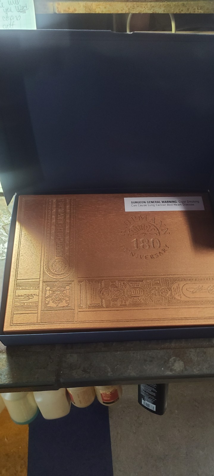 H Upman Cigar Box 180 Anniversary