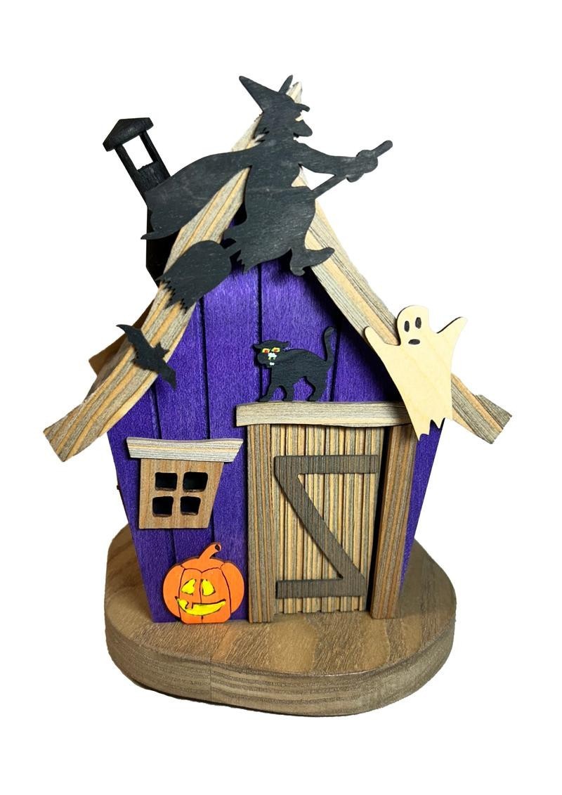 Halloween House German Incense Smoker | 7.8 Inches Tall