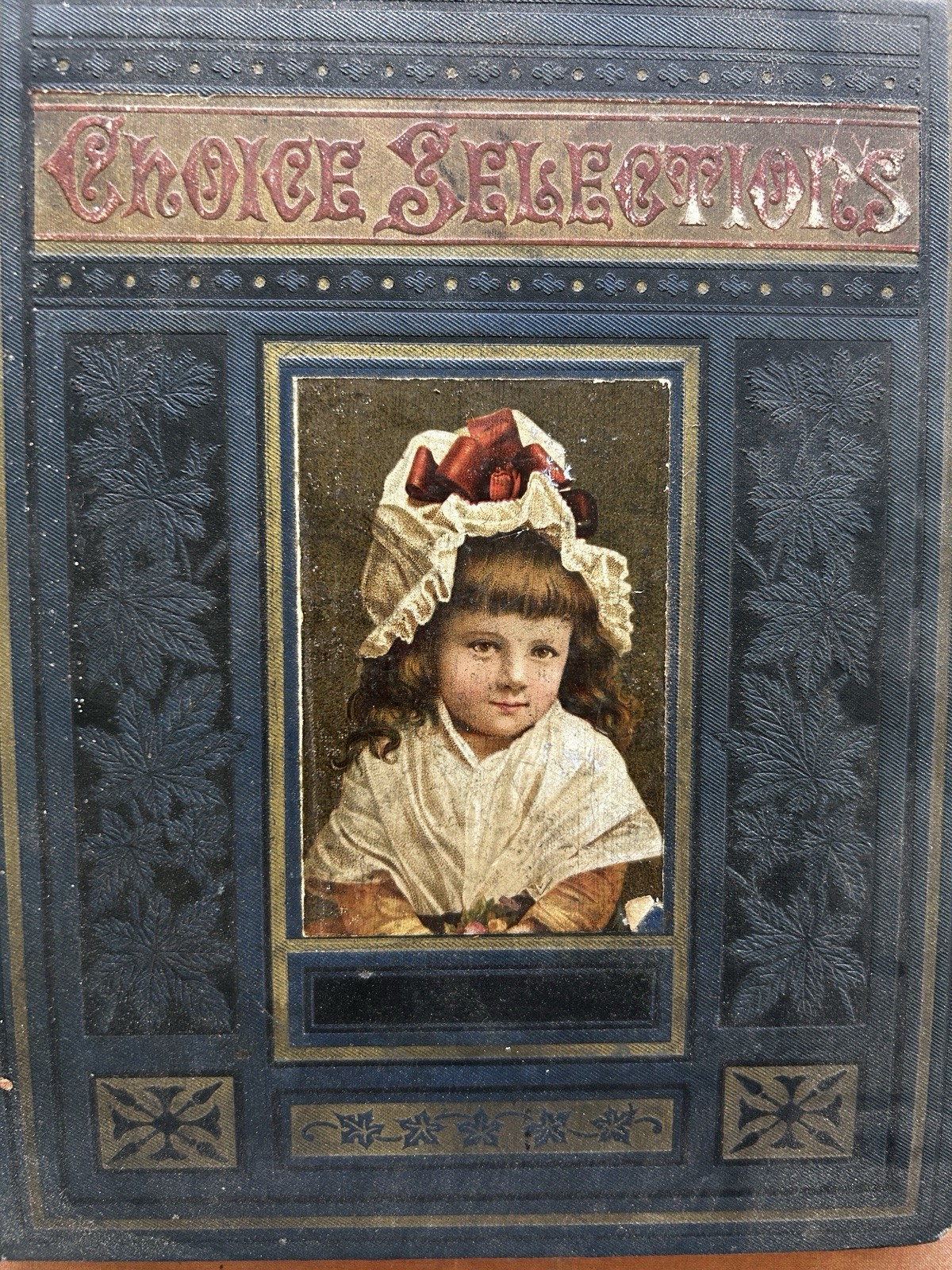 Antique Victorian Choice Selections Scrapbook c1890-1901 Chromolithograph Scraps
