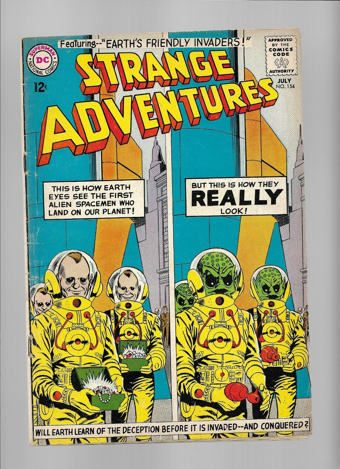 Strange Adventures 154 The Beast That Broke the Time Barrier Escape-Artist