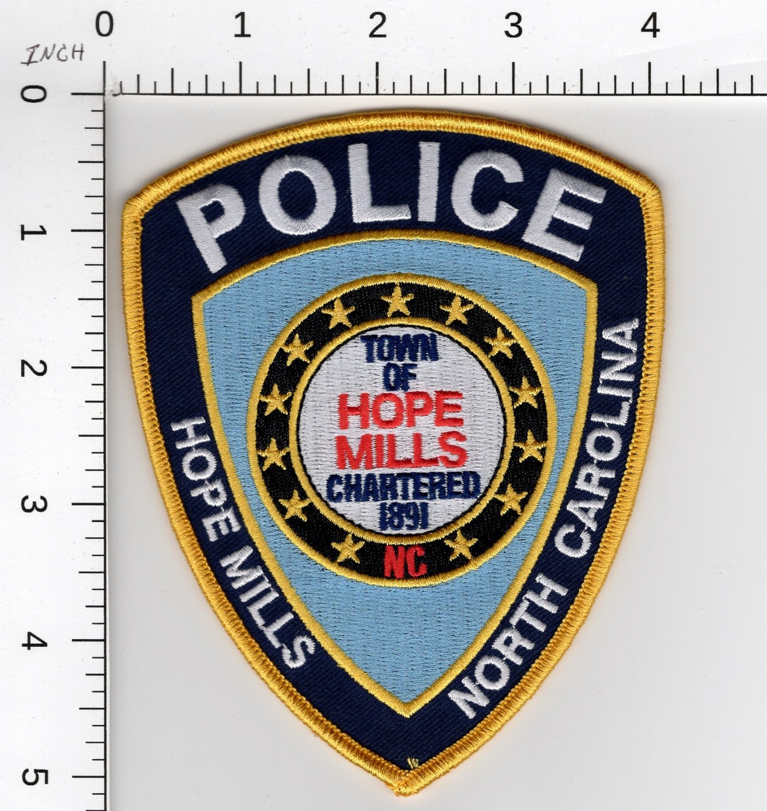 HOPE MILLS  NORTH CAROLINA  ^^ ( UPDATED VERSION 👀) COLLECTIBLE POLICE PATCH
