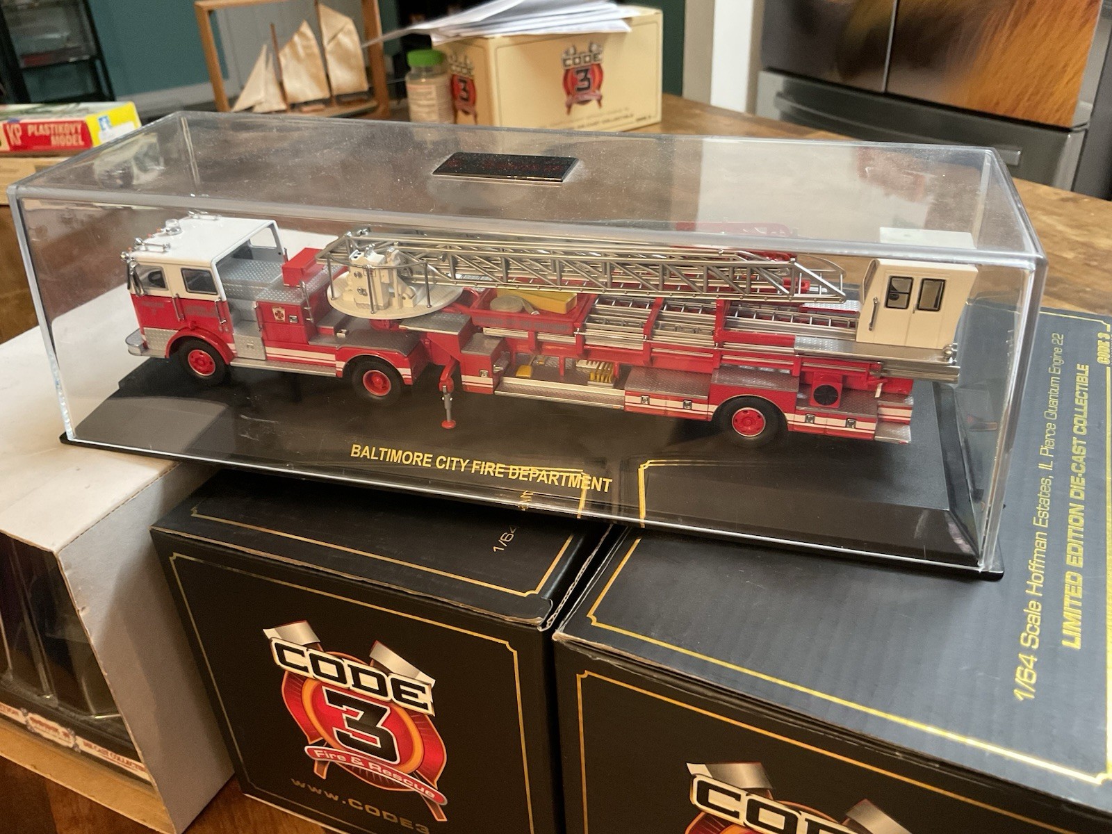 Code Three Baltimore City Fire 1974 Seagrave Truck 7 Ladder 12969