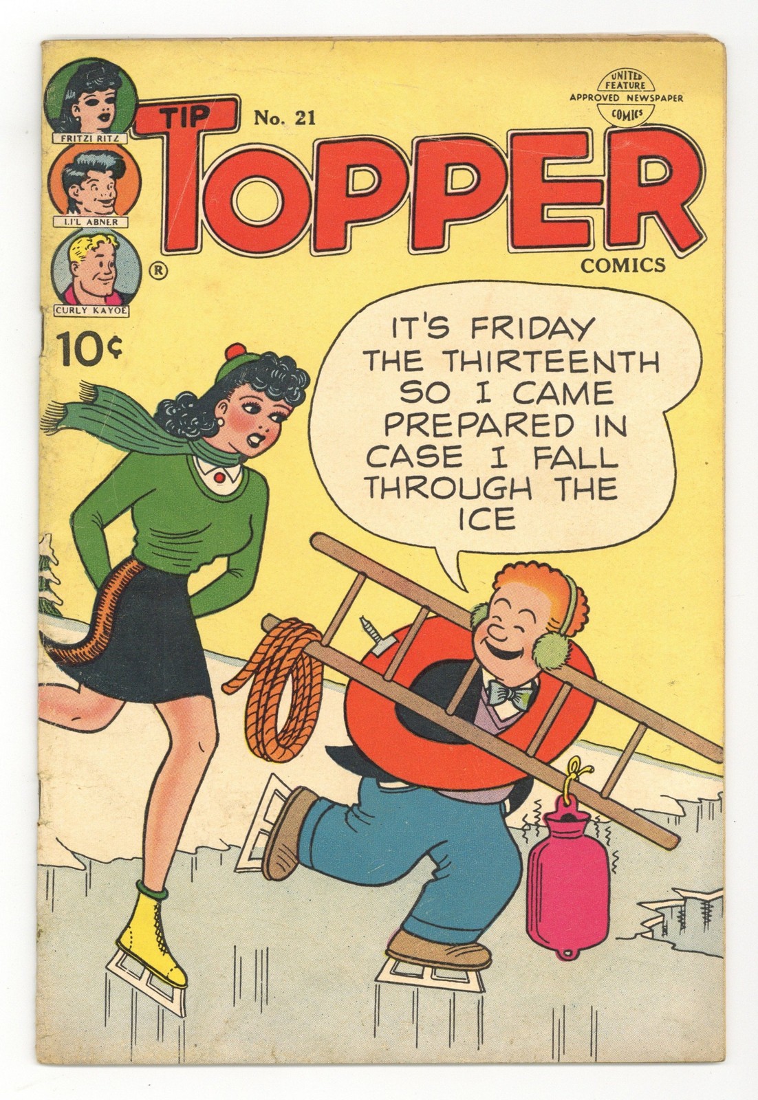 Tip Topper Comics #21 VG- 3.5 1953
