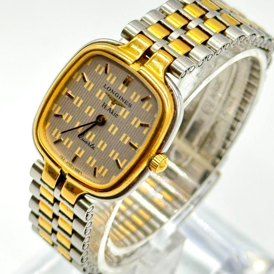 Longines Square Silver Dial Quartz Women's Watch