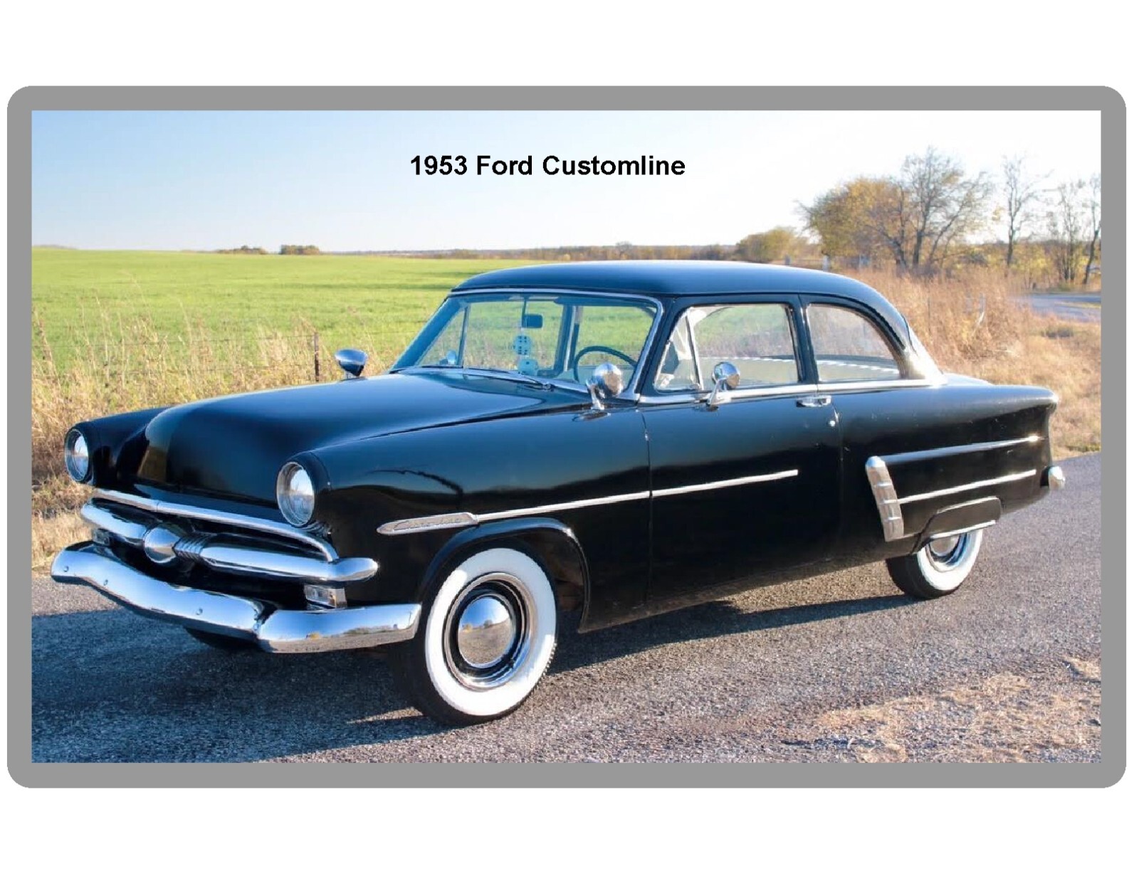 1953 Ford Customline Auto Fridge Refrigerator / Tool Box  Magnet