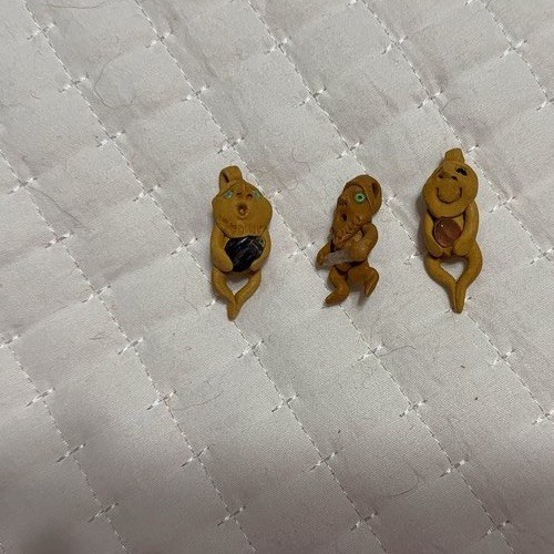Set of Scandinavian Elves with Crystals Figurines