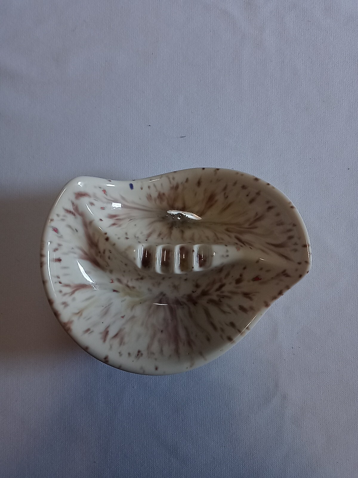 Antique 1950s Handcrafted Ceramic Sylvia Ashtray One Of A Kind Extremely Rare
