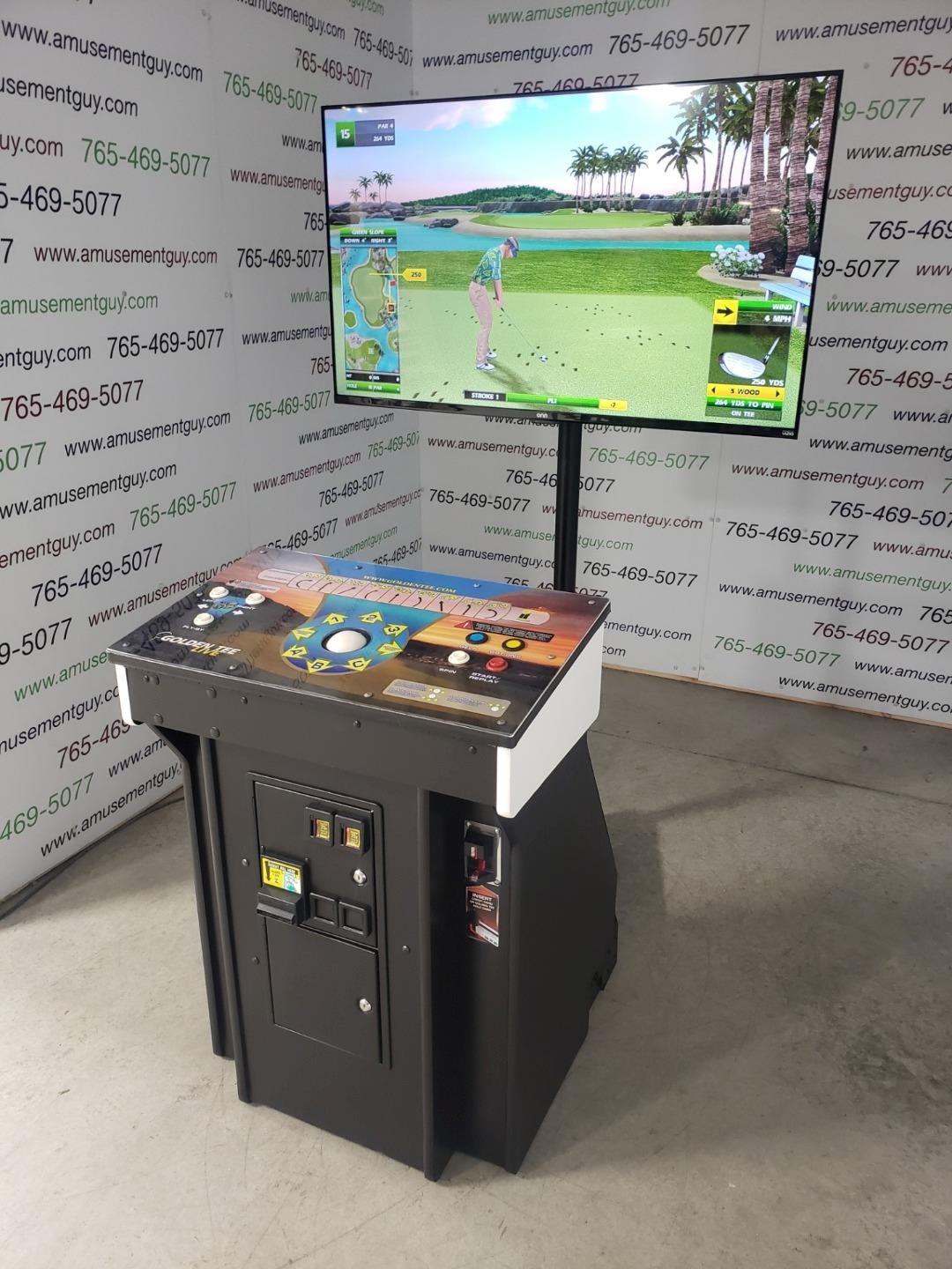 2026 Golden Tee Pedestal by Incredible Technologies COIN-OP Arcade Video Game