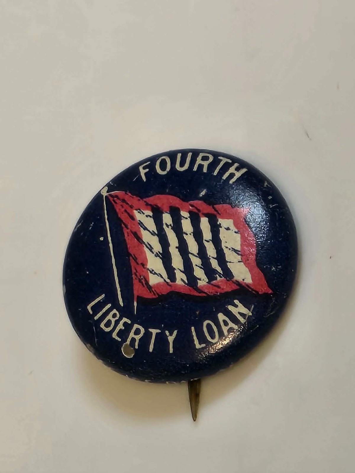 Original WW1 Fourth Liberty Loan Pinback Button
