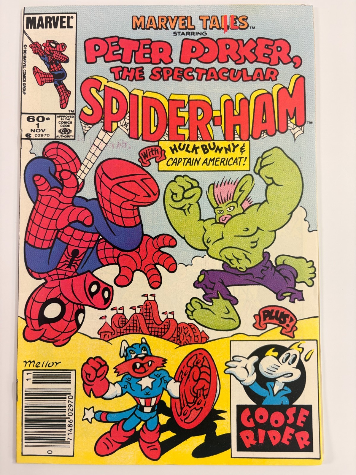 Marvel Tails #1 1983 1st Spider-Ham Peter Porker Newsstand VF- 7.5 Marvel