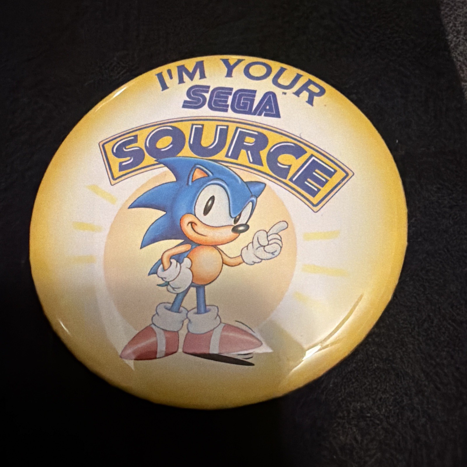 Sega Sonic the Hedgehog Pinback Buttons Lot of 6 \