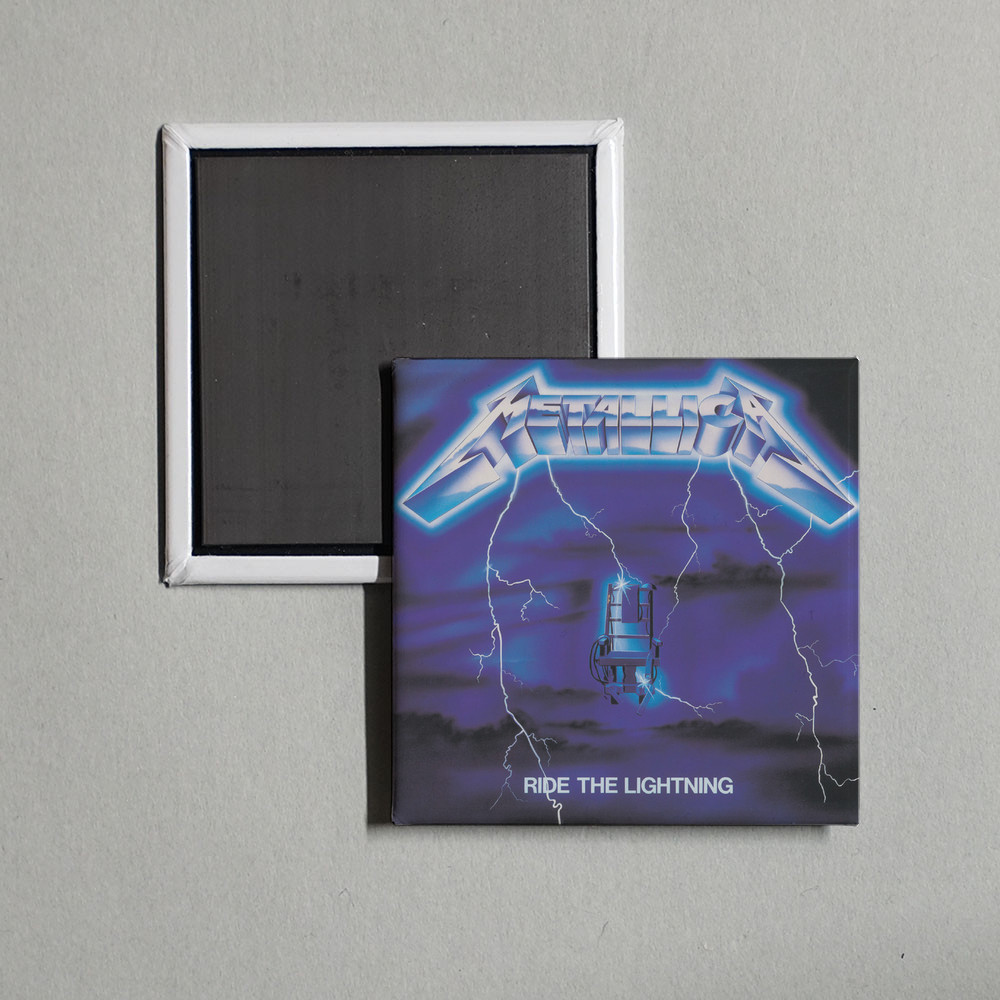 Metallica - Ride The Lightning (Deluxe Remaster Album Cover Locker Fridge Magnet