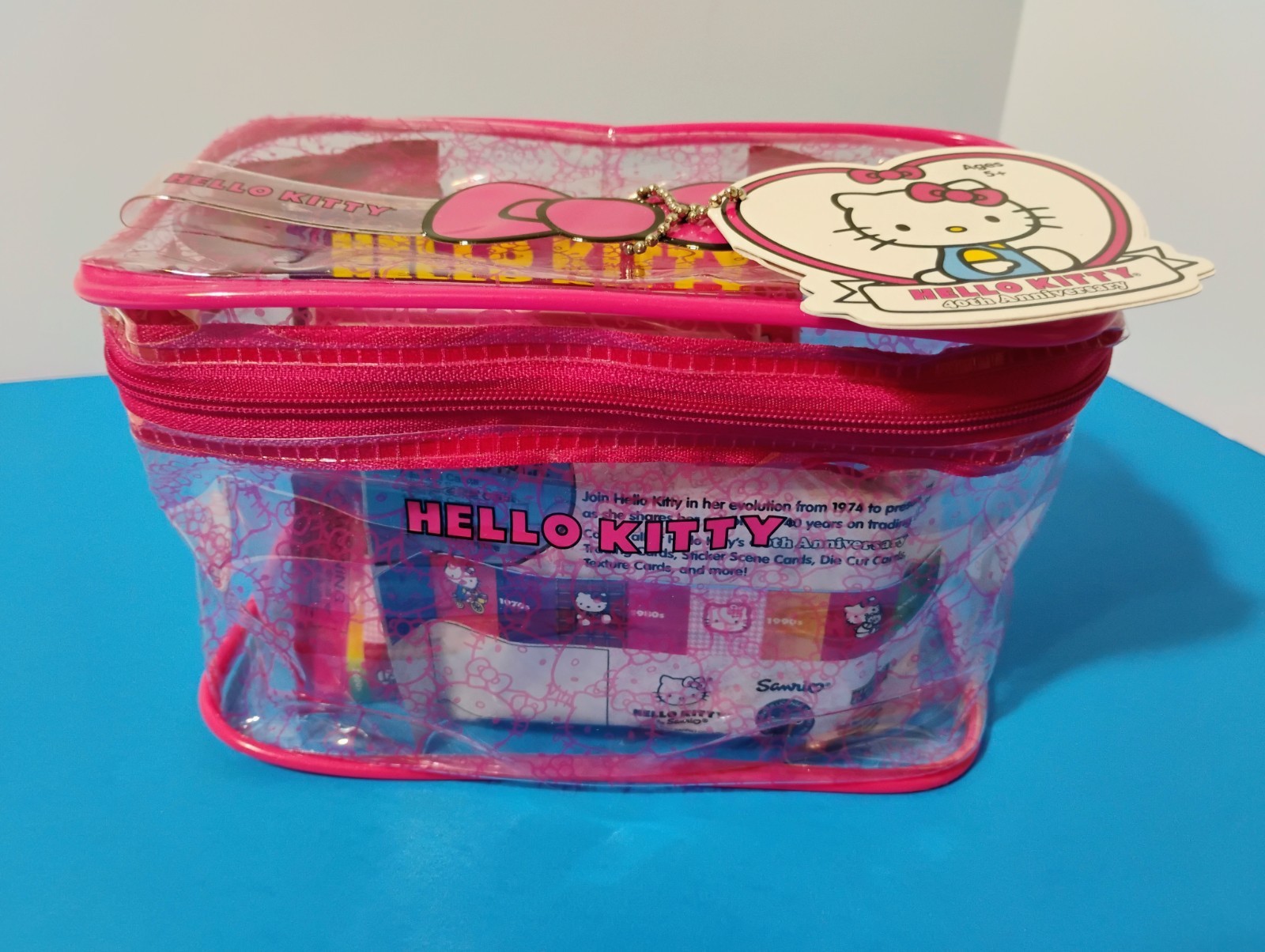 2013 Upper Deck Hello Kitty 40th Anniversary Carryall Trading Cards Figurines +