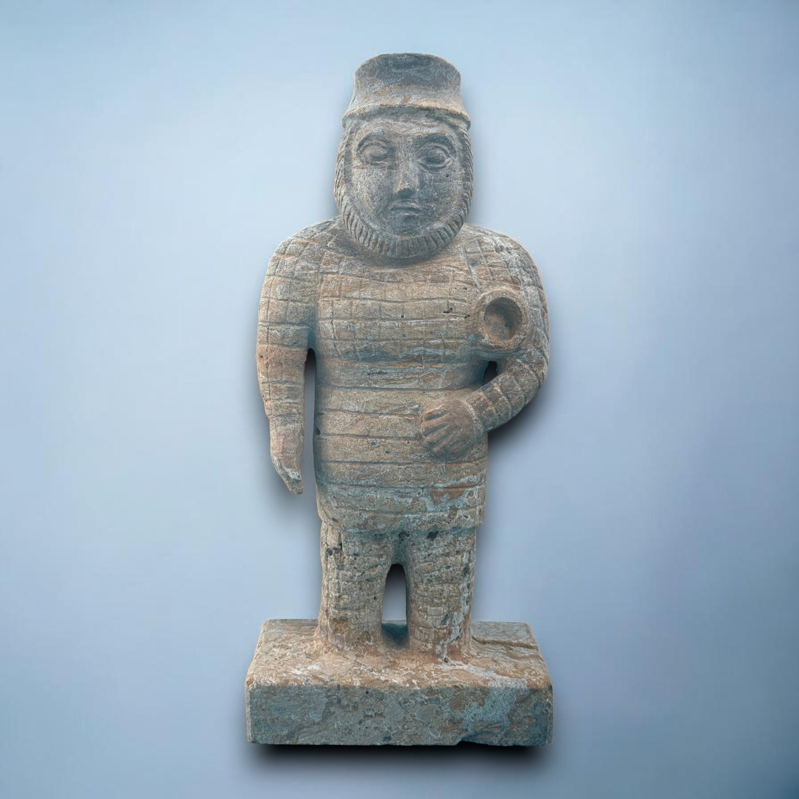 Near Eastern Ancient Standing Stone Votive Figure | Ancient Art Collectible