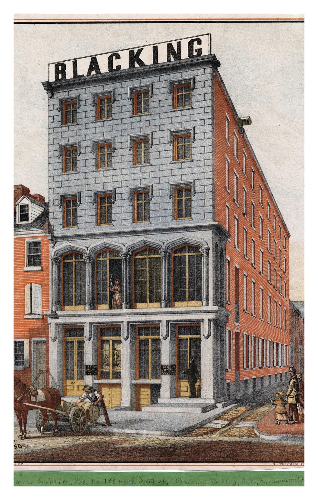 Philadelphia North Front Street Standard Postcard