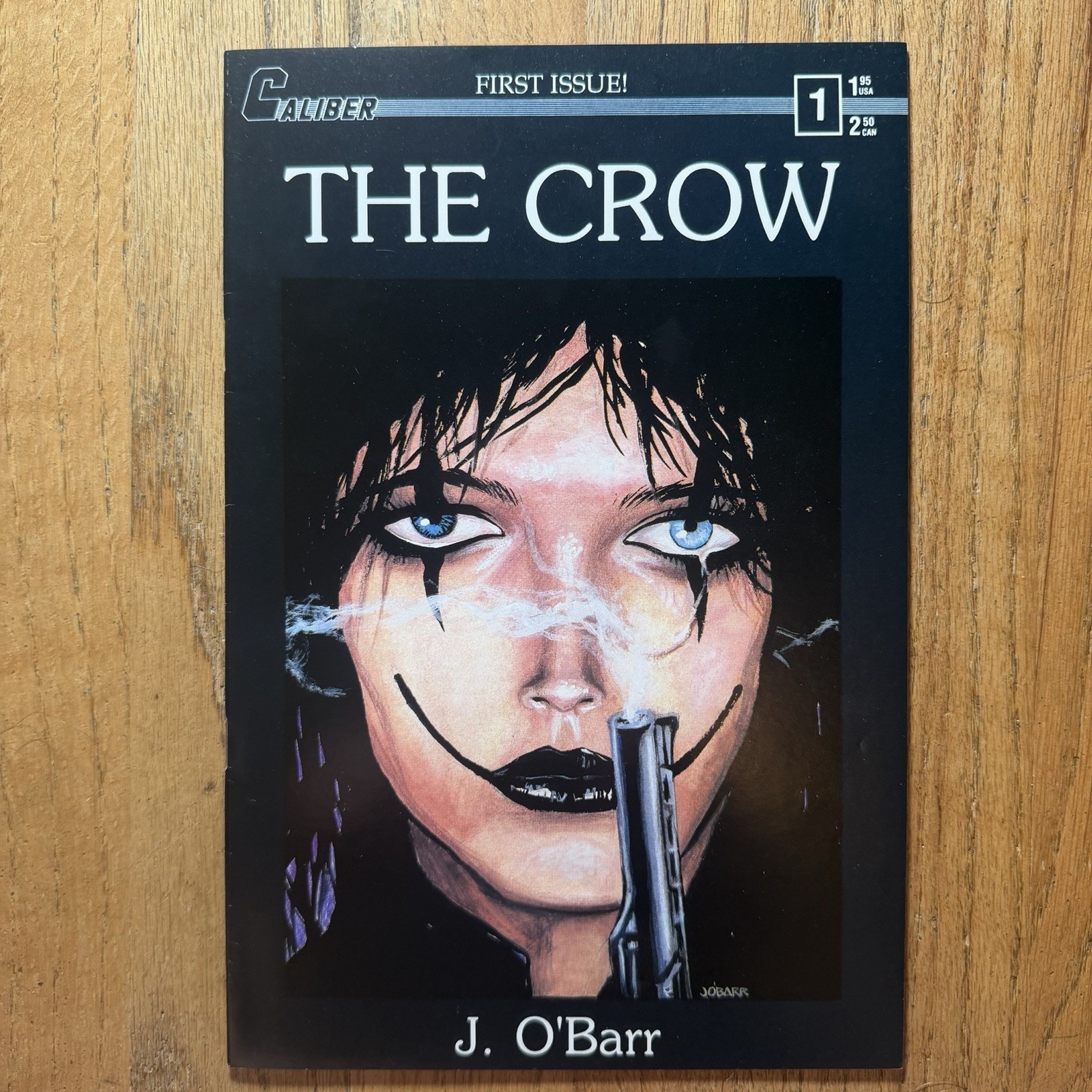 The Crow #1 HTF 3rd Print 1st App James O\'Barr 🔥🔑 Caliber Comics 1990 FNVF