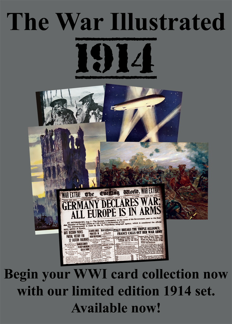 1914 WAR ILLUSTRATED TRADING CARDS CULT STUFF LIMITED EDITION SEALED BOX
