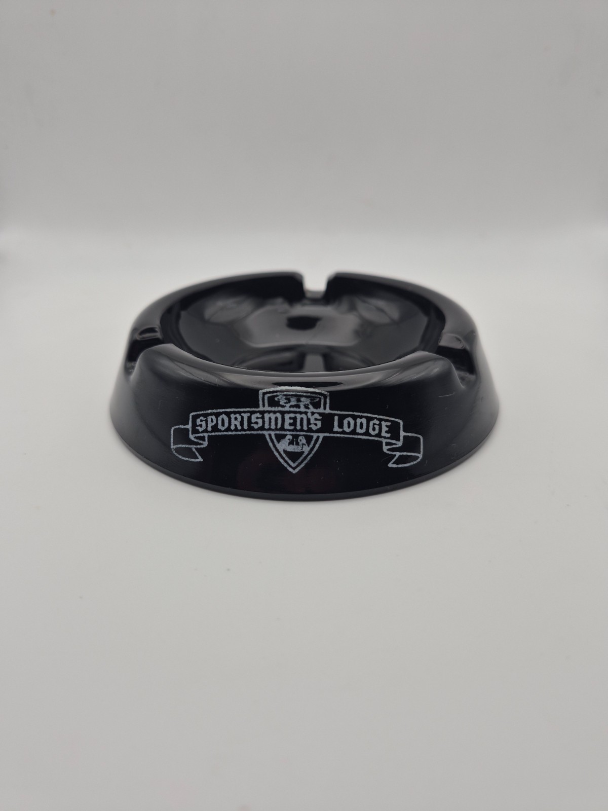 Vintage Sportsmen\'s Lodge North Hollywood California Advertising Glass Ashtray