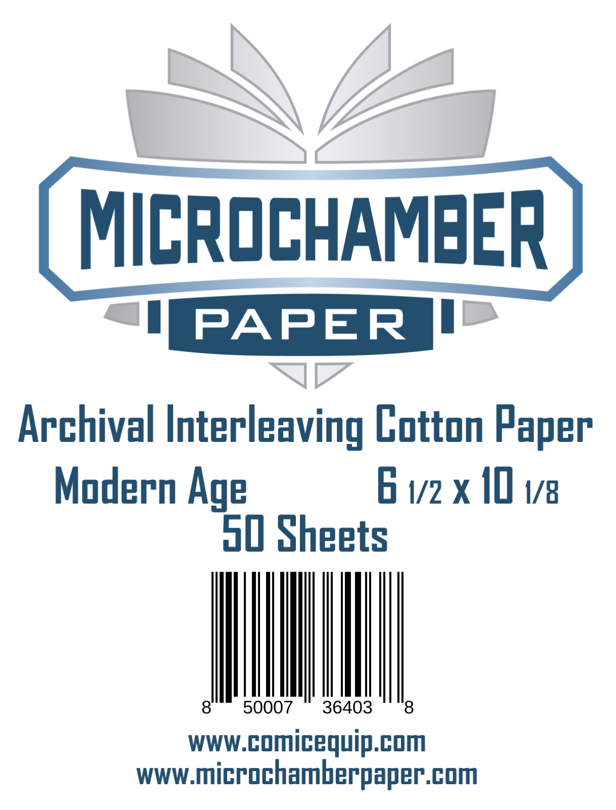 MicroChamber Paper Standard Size 50 Sheets 6-1/2\