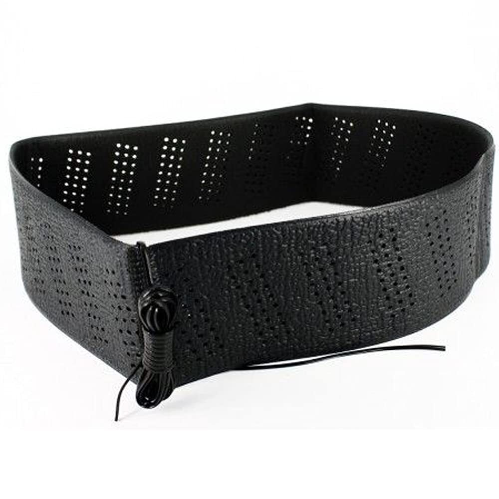 Generic Black Laceon Steering Wheel Cover Grip Classic Stretch Accessory Auto Ve