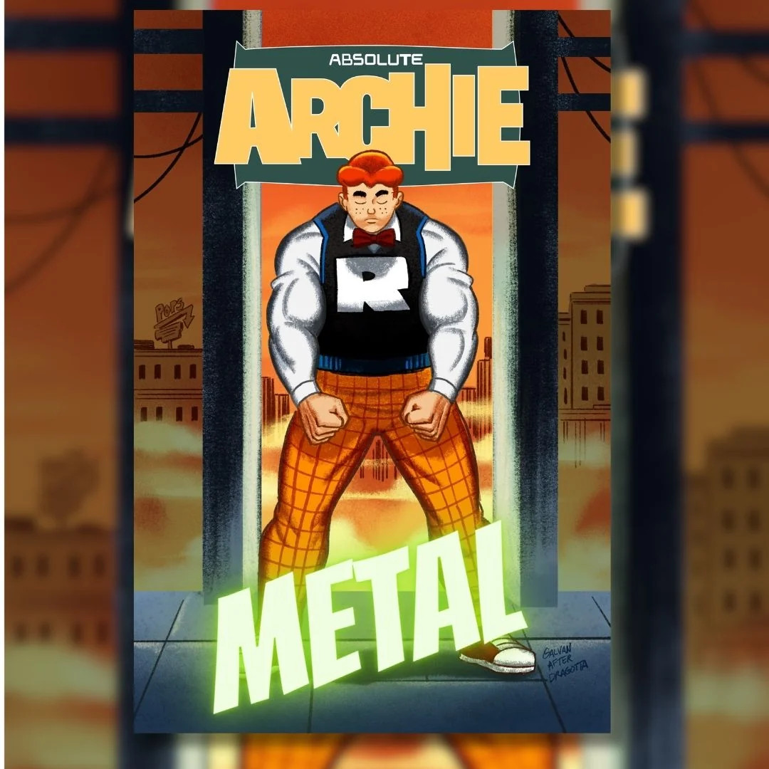 ABSOLUTE ARCHIE METAL EXCLUSIVE HOMAGE - MOVIE MANIA - BILL GALVAN - LTD 25