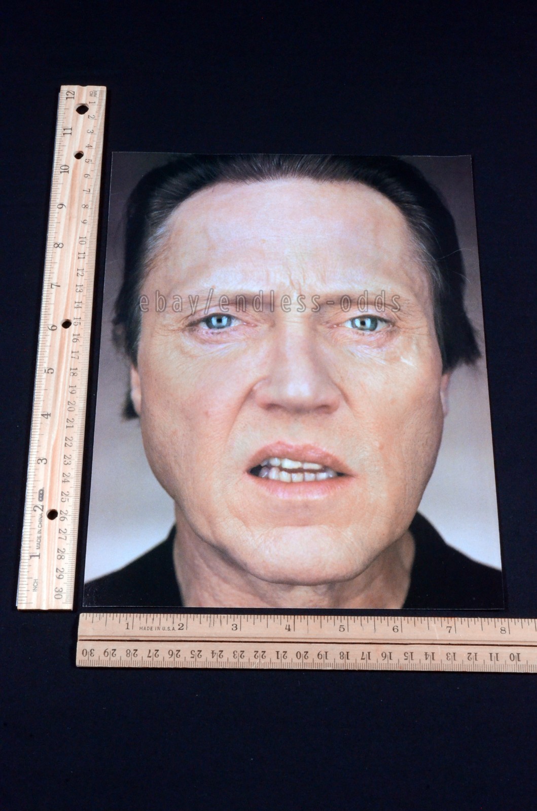 2000 Christopher Walken Photo Magazine Page Print Ad Poster 2000s Vintage