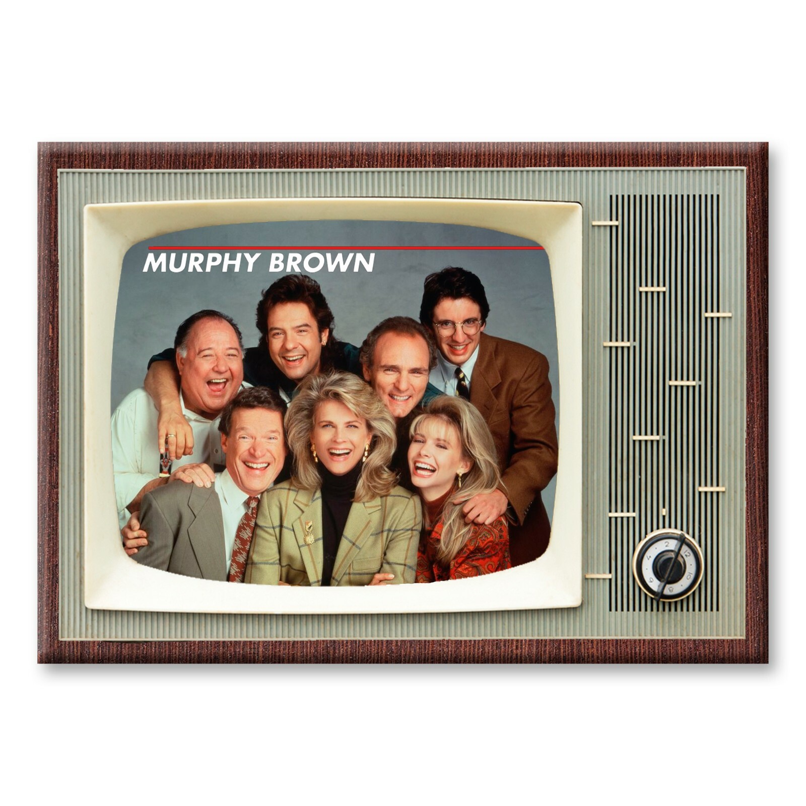MURPHY BROWN Show Retro TV Design 3.5 \