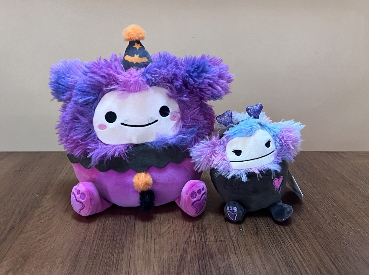 Squishmallows 8” Woxie Halloween Bigfoot Plush New Nwt Clown 5” Frumpy Set