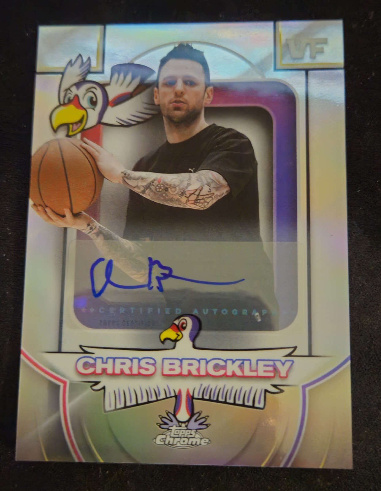 2026 Topps Chrome VeeFriends Chris Brickley Auto Content Condors On Card Auto