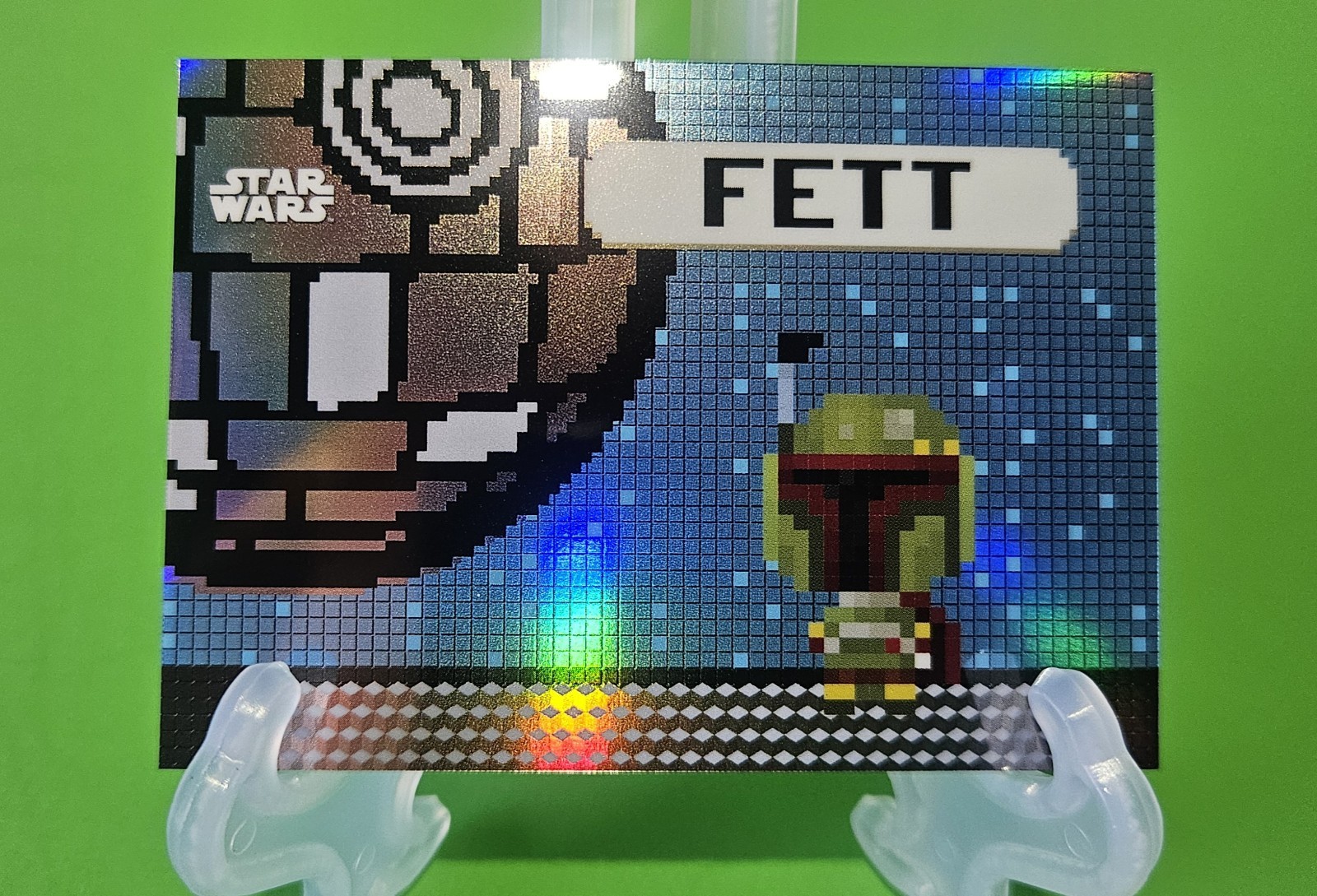 2026 Topps Chrome Star Wars Boba Fett BO-FET Bonus Stage Pixel Insert SSP NM